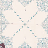 Bandana de seda con estampado paisley en burdeos