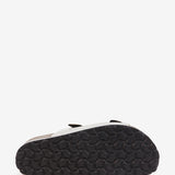 Silver platform sandal